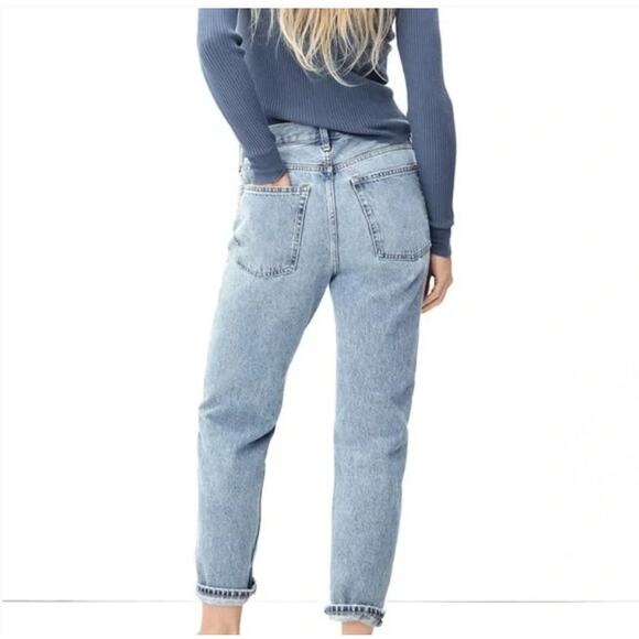 NEW Everlane The Relaxed Straight Fit Jeans in Vintage Sky Blue Size 29 - Picture 2 of 9